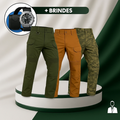 [Leve 3 Pague 2] Calça Masculina Vektor em Tecido Tático Militar e Poliéster +BRINDES: Relógio, Cinto e Carteira